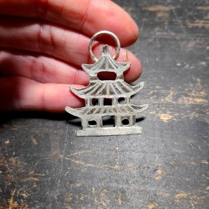 Unique pagoda pendant